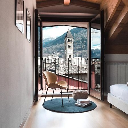 Penthouse Con Vista 6 Minuti Dal Bernina Express Apartment Tirano Exterior photo